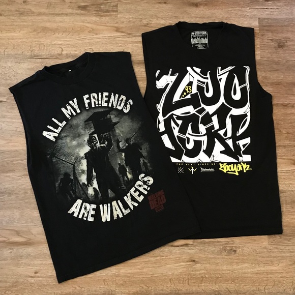 Zoo York Other - Men’s Zoo York Walking Dead Sleeveless shirt lot